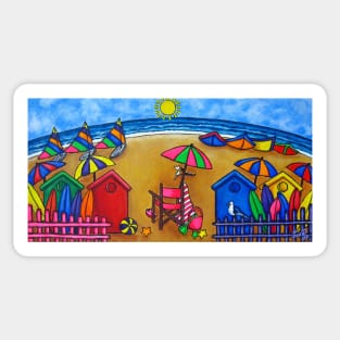 Beach Colours Sticker